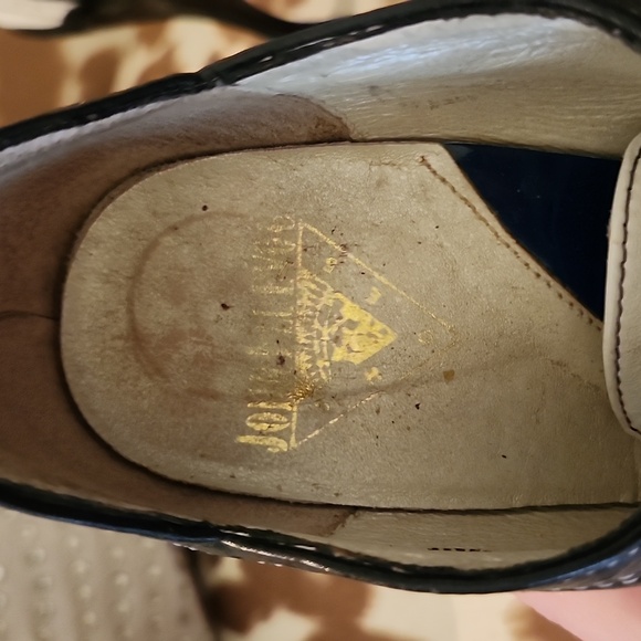 Amazing vintage leather Loafer style heel - Picture 3 of 6